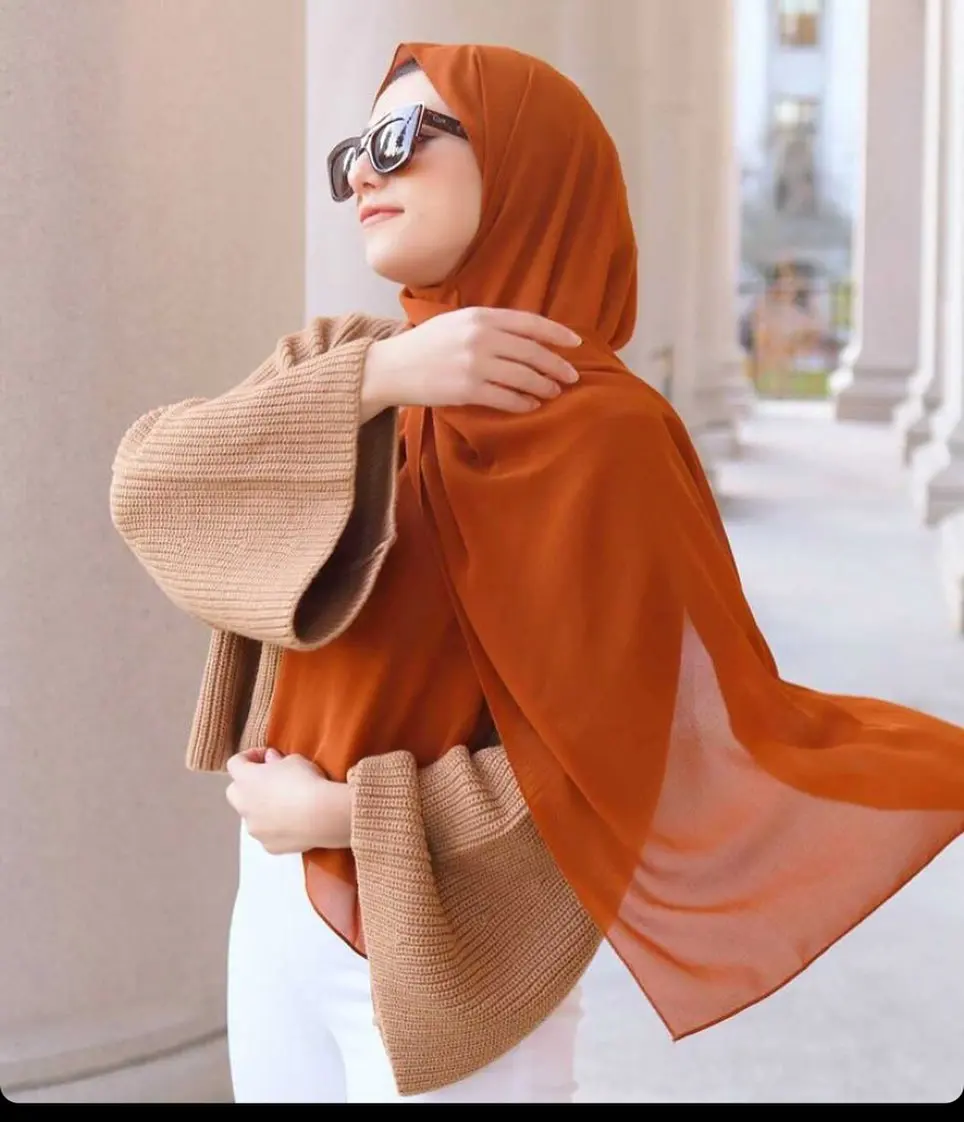 Fashion Plain Bubble Chiffon Scarf Women's Hijab Wrap Solid ColorShawls Headband Muslim HijabsTurbanet Headscarf
Fashion Plain Bubble Chiffon Scarf Women's Hijab Wrap Solid ColorShawls Headband Muslim HijabsTurbanet Headscarf