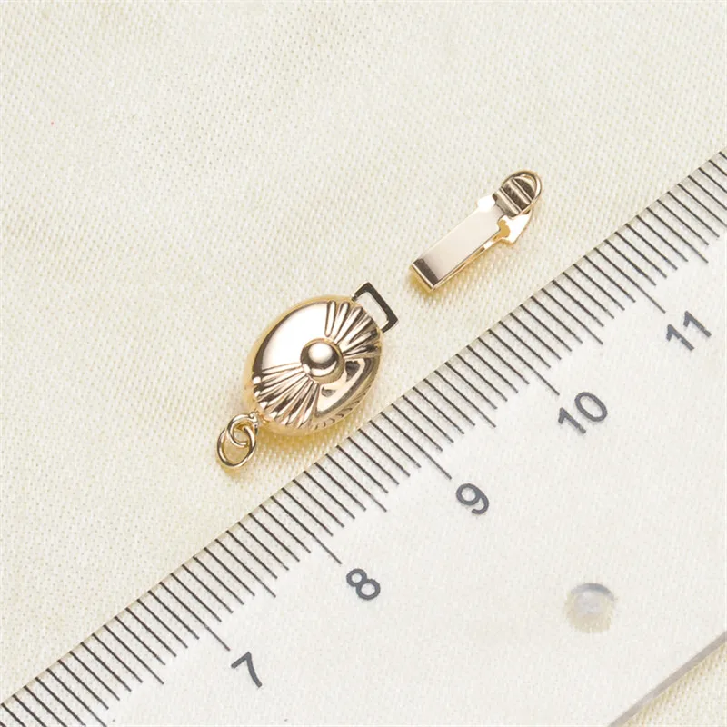 Solid 14K Yellow Gold Insert Buckle Clasp Hooks End Connectors For Jewelry Making Findings Necklace Bracelet DIY
Solid 14K Yellow Gold Insert Buckle Clasp Hooks End Connectors For Jewelry Making Findings Necklace Bracelet DIY
