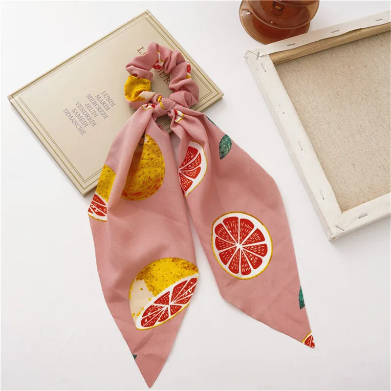 Fruit Print Ribbon Hair Scrunchies Women Fashion Hair Rope Ties Girls Ponytail Holder Scarf Girls Rubber Band Hair Accessories
Fruit Print Ribbon Hair Scrunchies Women Fashion Hair Rope Ties Girls Ponytail Holder Scarf Girls Rubber Band Hair Accessories