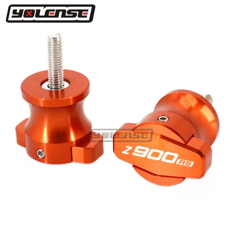 Logo Z900RS For KAWASAKI Z900RS Z 900RS 2017 2018 Motorcycle Accessories CNC Aluminum Swingarm Spools stand screws Slider 8MM 
Logo Z900RS For KAWASAKI Z900RS Z 900RS 2017 2018 Motorcycle Accessories CNC Aluminum Swingarm Spools stand screws Slider 8MM