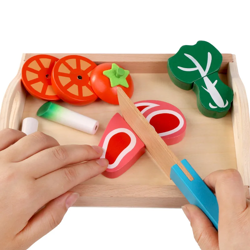Simulation Kitchen Toy Wooden Classic Play House Game Montessori Educational Toy for Children Gift Cutting Fruit Vegetable Set
Simulation Kitchen Toy Wooden Classic Play House Game Montessori Educational Toy for Children Gift Cutting Fruit Vegetable Set
