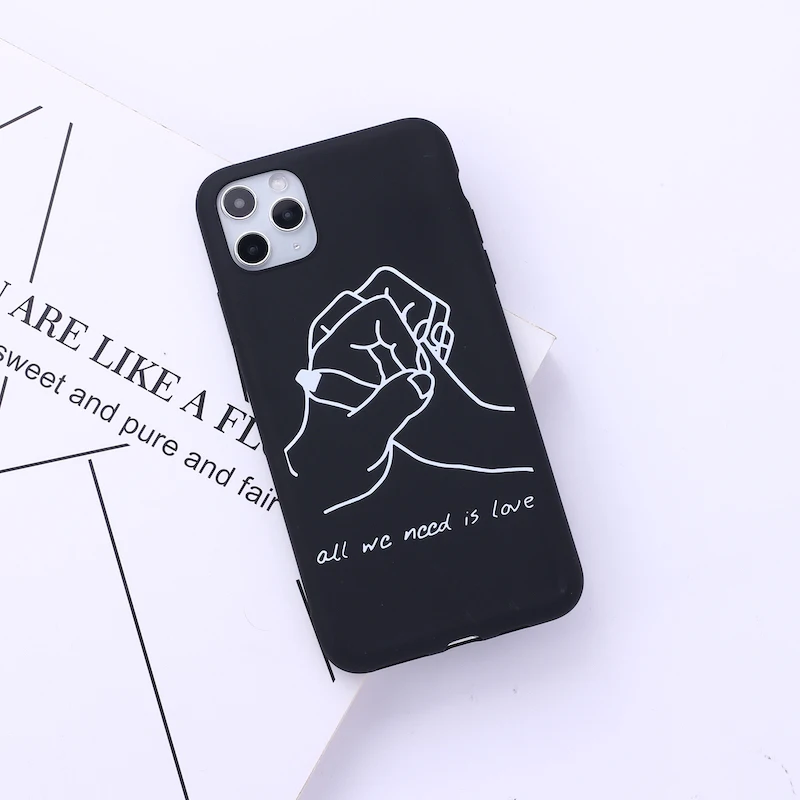 Lover Hand Line Simple Phone Cover For iPhone 11 Pro Max X XS XR 12 7 8 7Plus 8Plus 6S SE Soft Silicone Candy Case Fundas
Lover Hand Line Simple Phone Cover For iPhone 11 Pro Max X XS XR 12 7 8 7Plus 8Plus 6S SE Soft Silicone Candy Case Fundas