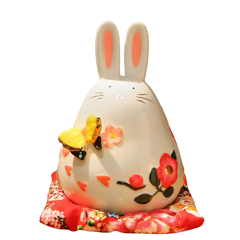 Creative Money Box Ceramic Chinese Bunny Rabbit Plate Coin Money Saving Box Home Decoration Salvadanaio Piggy Banks ED50MB
Creative Money Box Ceramic Chinese Bunny Rabbit Plate Coin Money Saving Box Home Decoration Salvadanaio Piggy Banks ED50MB
