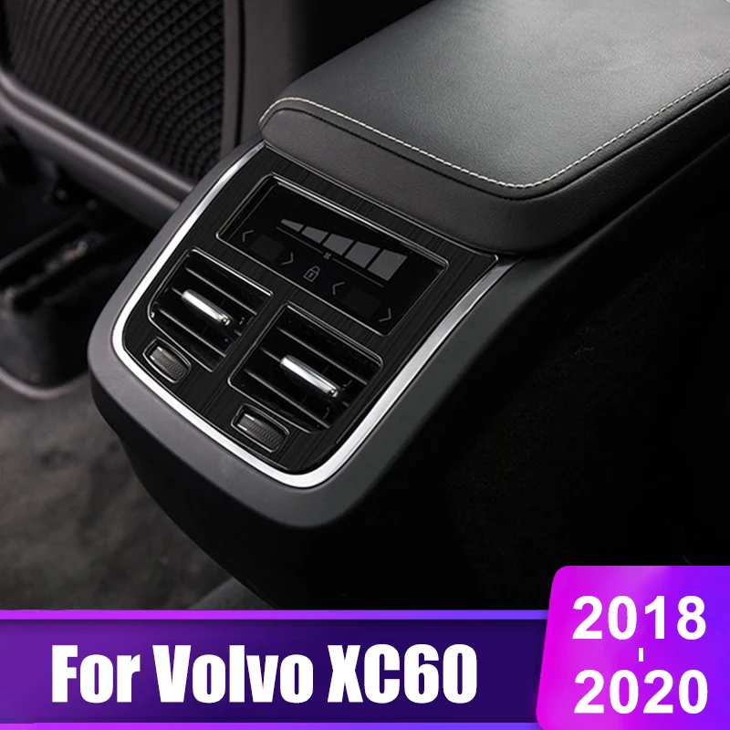 For Volvo XC60 2018 2019 2020 ABS Chrome Car Styling Rear Air Conditioning Vent Outlet Frame Cover Trim Car Sticker Accessories
For Volvo XC60 2018 2019 2020 ABS Chrome Car Styling Rear Air Conditioning Vent Outlet Frame Cover Trim Car Sticker Accessories