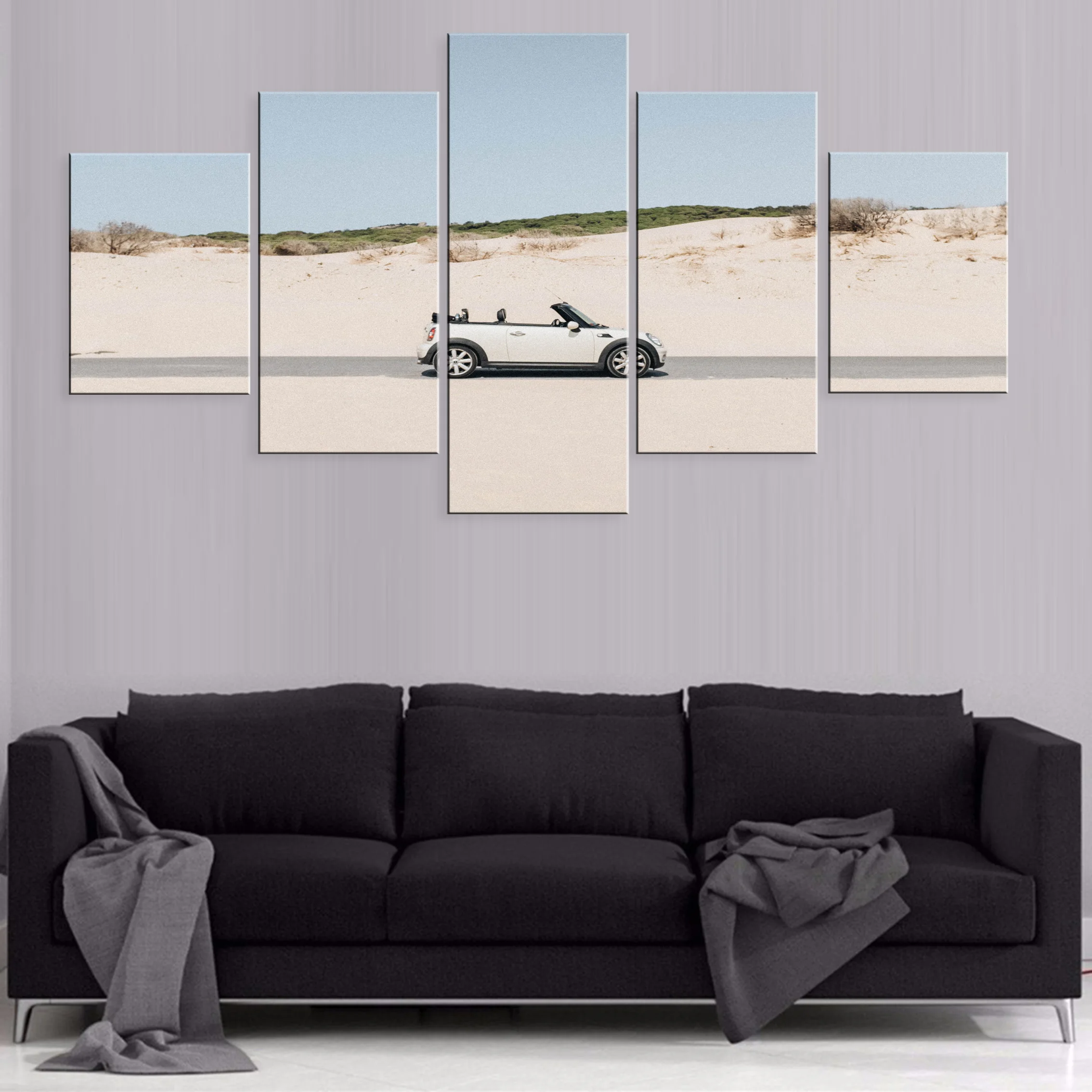 Hd Printed Decoration Modern 5 Pieces Artwork Modular Poster White Convertible Car Canvas For Living Room Home Framework
Hd Printed Decoration Modern 5 Pieces Artwork Modular Poster White Convertible Car Canvas For Living Room Home Framework