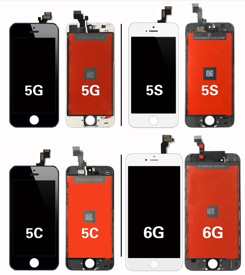 

AAA+++ For iPhone 5s 5G SE 5C LCD With 3D Force Touch Screen Digitizer Assembly 6G 6Plus Display No Dead Pixel+Tool