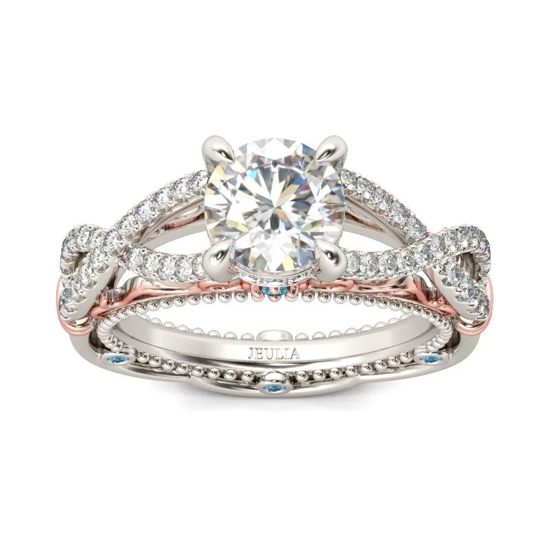 Mifeiya Elegant Two-tone Hollow Cross Twist Intertwine Ladies Ring with Full Crystal Rhinestone Zircon for Women Party Jewelry
Mifeiya Elegant Two-tone Hollow Cross Twist Intertwine Ladies Ring with Full Crystal Rhinestone Zircon for Women Party Jewelry