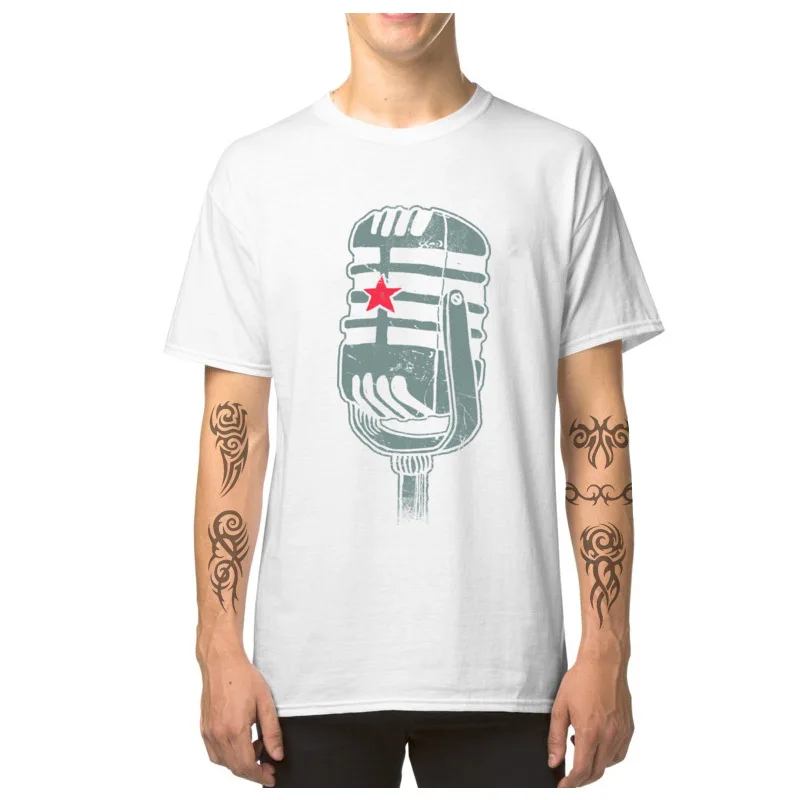 Vintage Male Clothes Guerilla Radio Dial Mic Cotton Men Tops TShirt Gift Summer/Autumn T-Shirt Swag O Neck Tops T Shirt Hip Hop
Vintage Male Clothes Guerilla Radio Dial Mic Cotton Men Tops TShirt Gift Summer/Autumn T-Shirt Swag O Neck Tops T Shirt Hip Hop