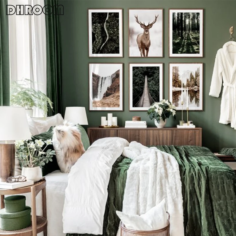 Forest Wall Art Landscape Canvas Poster Nordic Elk Print Natural Scenery Painting Scandinavian Decoration Picture Home Decor
Forest Wall Art Landscape Canvas Poster Nordic Elk Print Natural Scenery Painting Scandinavian Decoration Picture Home Decor
