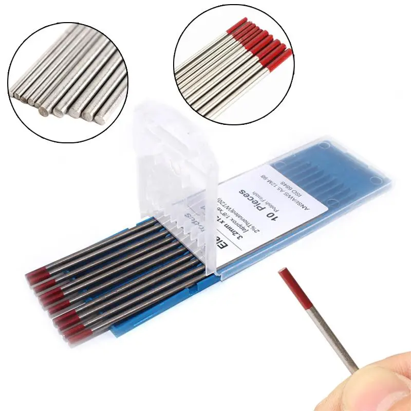10PCS Carbon Steel Copper Alloy WT20 TIG Welding Thoriated Tungsten Electrode Rods High Conductivity For Welding Of
10PCS Carbon Steel Copper Alloy WT20 TIG Welding Thoriated Tungsten Electrode Rods High Conductivity For Welding Of