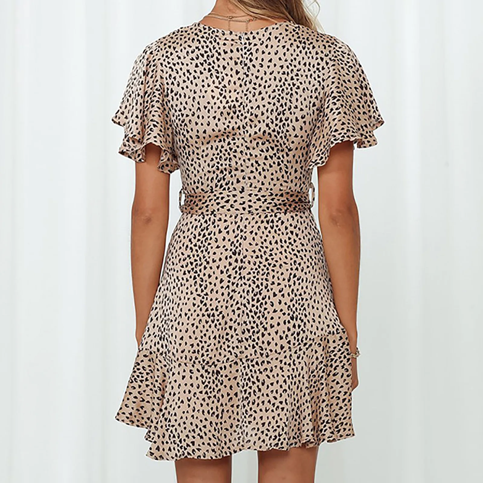 Women's Fashion Elegant Summer Dress Women Casual Women Summer Fashion Print Short Sleeve V-neck Casual Knee-length Dress
Women's Fashion Elegant Summer Dress Women Casual Women Summer Fashion Print Short Sleeve V-neck Casual Knee-length Dress