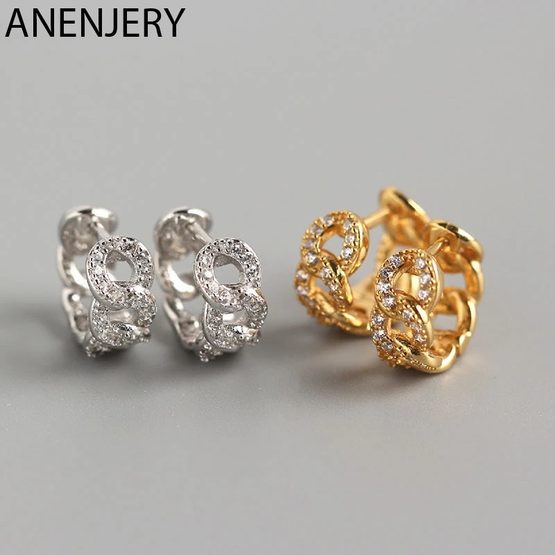 Женские серьги в форме цепи GOLDRIA, круглые серьги из серебра 925 пробы с микро-инкрустацией из циркония, ювелирные изделия в подарок
Женские серьги в форме цепи GOLDRIA, круглые серьги из серебра 925 пробы с микро-инкрустацией из циркония, ювелирные изделия в подарок