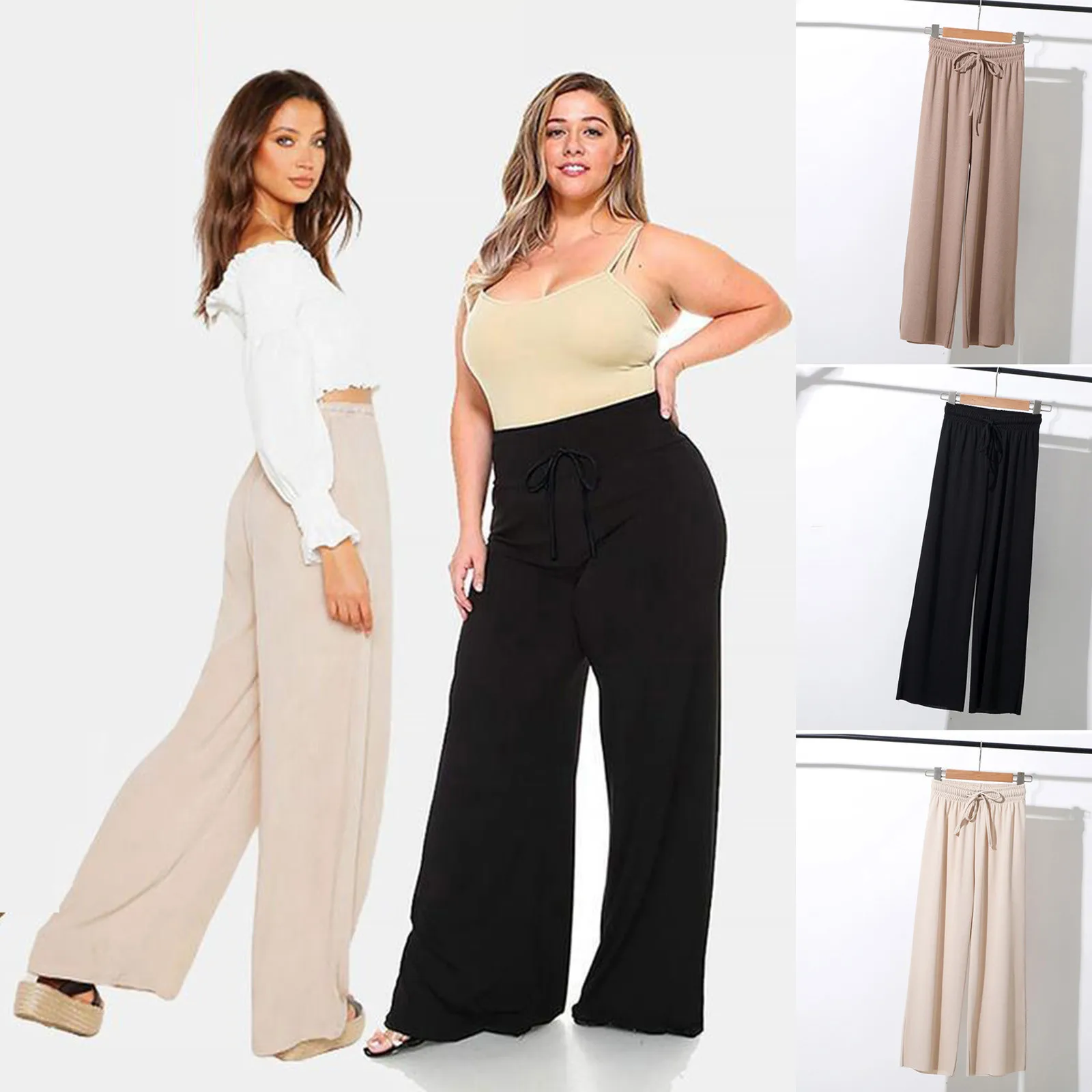 Брюки женские летние 2021 шелк льда широкие брюки женские модные брюки с высокой талией женские прямые повседневные длинные брюки 
Брюки женские летние 2021 шелк льда широкие брюки женские модные брюки с высокой талией женские прямые повседневные длинные брюки