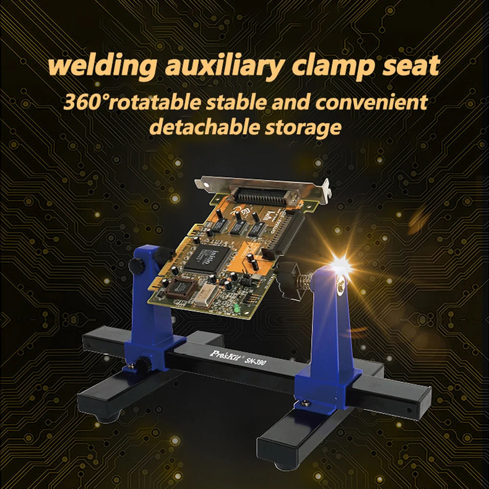Adjustable Soldering Clamp Holder 360 Rotation Fixture Holder Printed Circuit Board Fixture Device Soldering Repairing Tool
Adjustable Soldering Clamp Holder 360 Rotation Fixture Holder Printed Circuit Board Fixture Device Soldering Repairing Tool