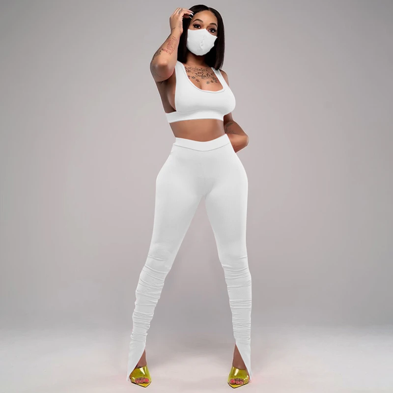 2021 Fashion Women Two Piece Stacked Sweatpants Joggers Set Sexy Ladies Stretch Matching Crop Top Sets Plus Size
2021 Fashion Women Two Piece Stacked Sweatpants Joggers Set Sexy Ladies Stretch Matching Crop Top Sets Plus Size