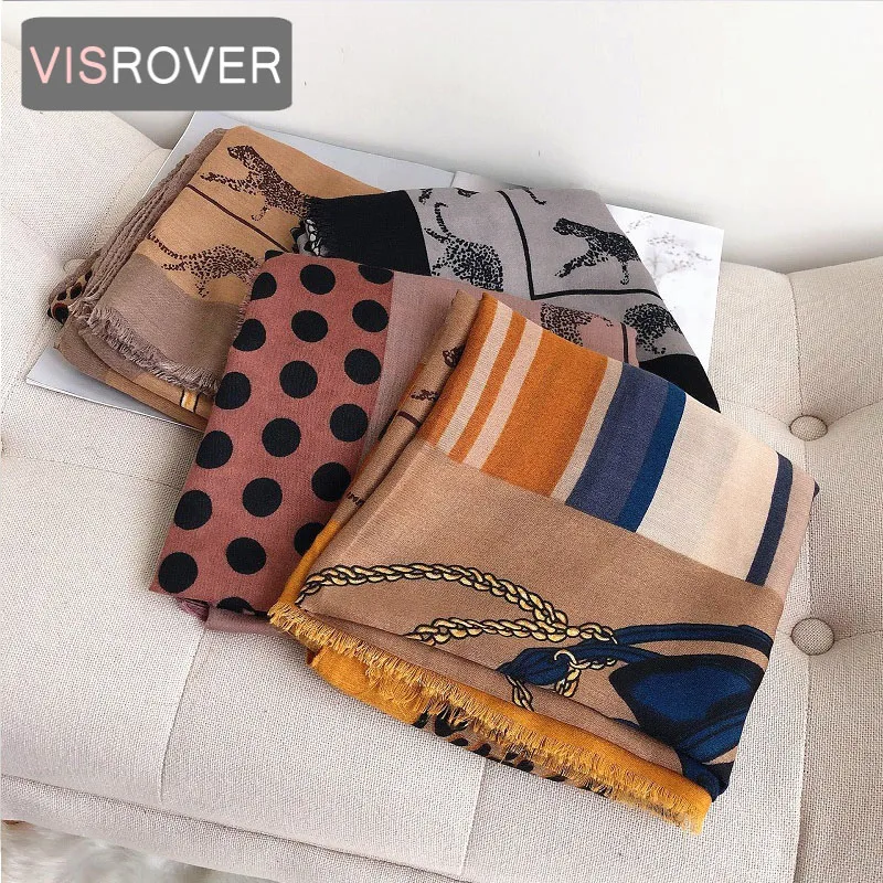 VISROVER 2020 Fashion Autumn leopard dot Print Viscose Scarf With Fringer yellow Wraps Winter Shawl Spring Beach Wholesales Gift
VISROVER 2020 Fashion Autumn leopard dot Print Viscose Scarf With Fringer yellow Wraps Winter Shawl Spring Beach Wholesales Gift