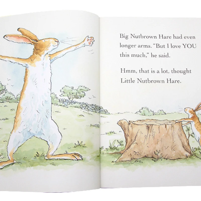 Guess how much I love you English original picture book Liao Caixing book cartoon animation picture children English book 3-6
Guess how much I love you English original picture book Liao Caixing book cartoon animation picture children English book 3-6