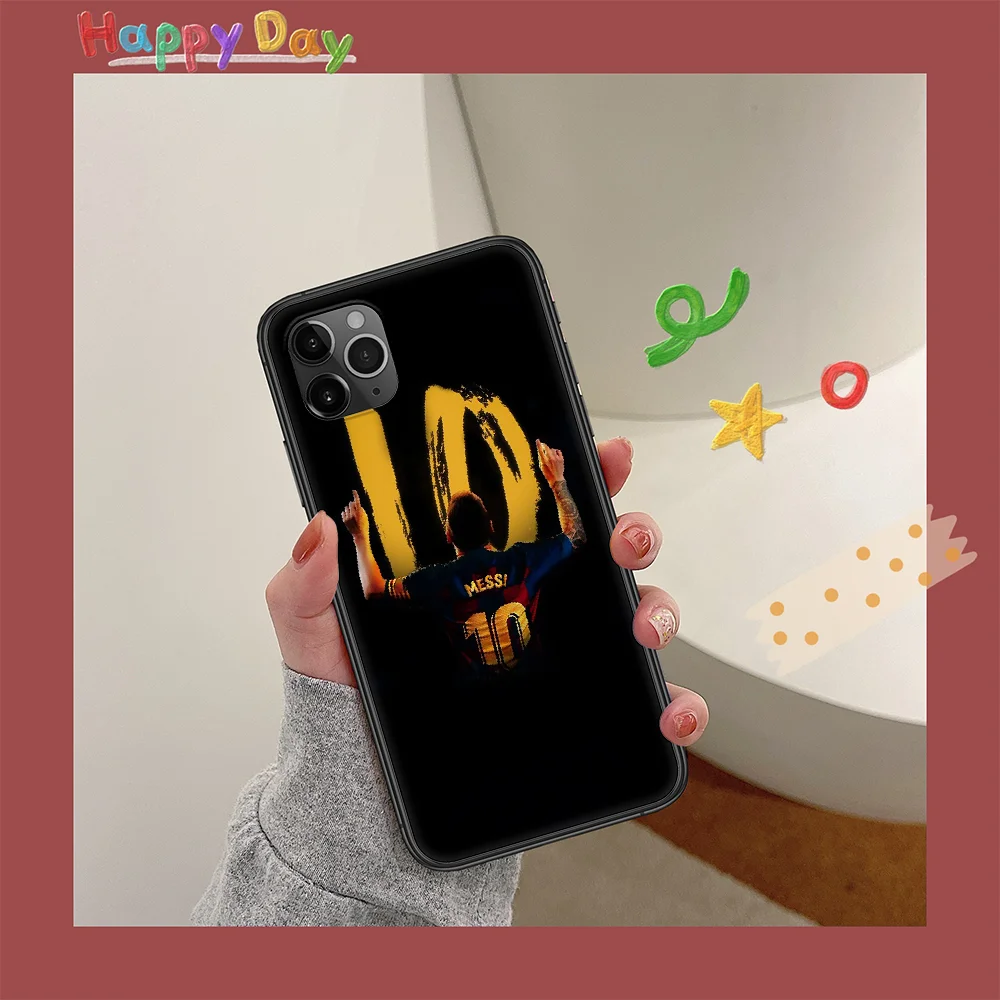 Lionel Messi Phone Case For Iphone 11 12 Mini PRO XR X XS MAX 6 6s 7 8 Plus 4 5 5s SE 2020 black Hoesjes Fashion Waterproof
Lionel Messi Phone Case For Iphone 11 12 Mini PRO XR X XS MAX 6 6s 7 8 Plus 4 5 5s SE 2020 black Hoesjes Fashion Waterproof