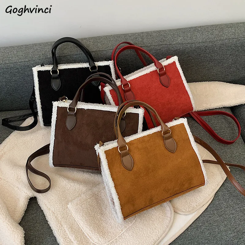 Matte Leather Crossbody Bags Women Elegant Fashion Lambswool Design Winter All-match Handle Bag Ladies Large Capacity Totes Ins
Matte Leather Crossbody Bags Women Elegant Fashion Lambswool Design Winter All-match Handle Bag Ladies Large Capacity Totes Ins