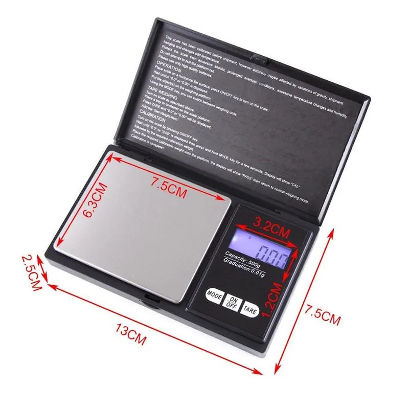 0.01g High Precision Lcd Display Mini Electronic Scale Scales Kitchenscale Jewelry For Kitchen Food Gold Pocket Balance Wei A8Q4
0.01g High Precision Lcd Display Mini Electronic Scale Scales Kitchenscale Jewelry For Kitchen Food Gold Pocket Balance Wei A8Q4