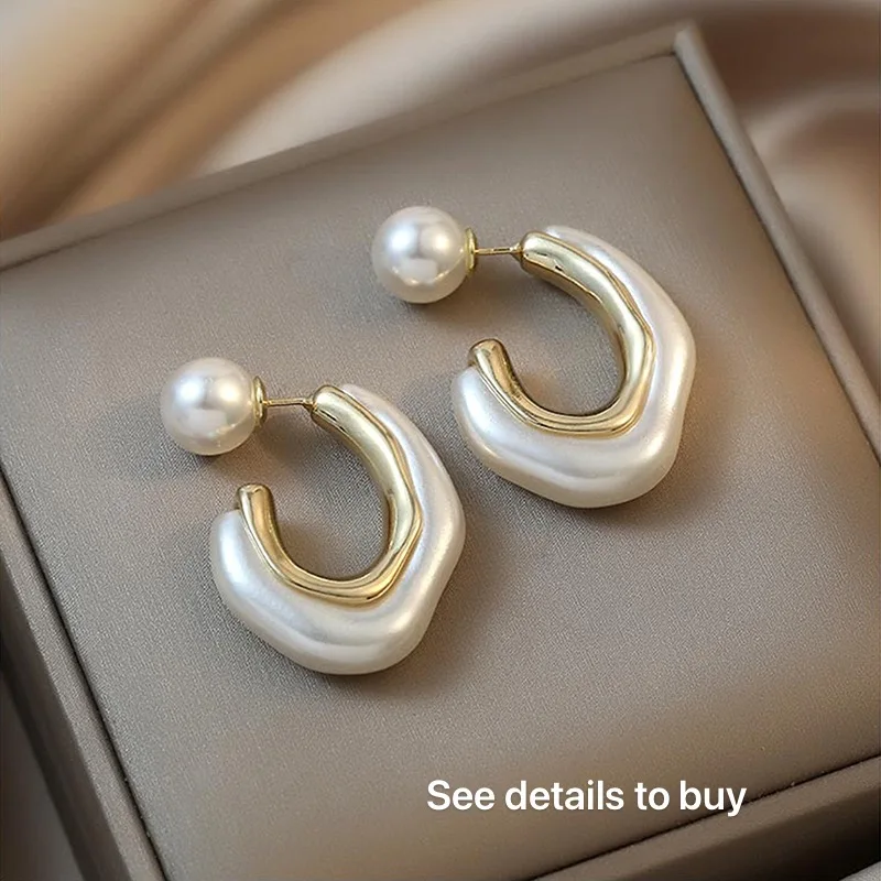 2021 New Temperament All-match Earring for Women Exaggerated Fashion Retro Pearl Earrings C Popular C Party Accessories Jewelry
2021 New Temperament All-match Earring for Women Exaggerated Fashion Retro Pearl Earrings C Popular C Party Accessories Jewelry