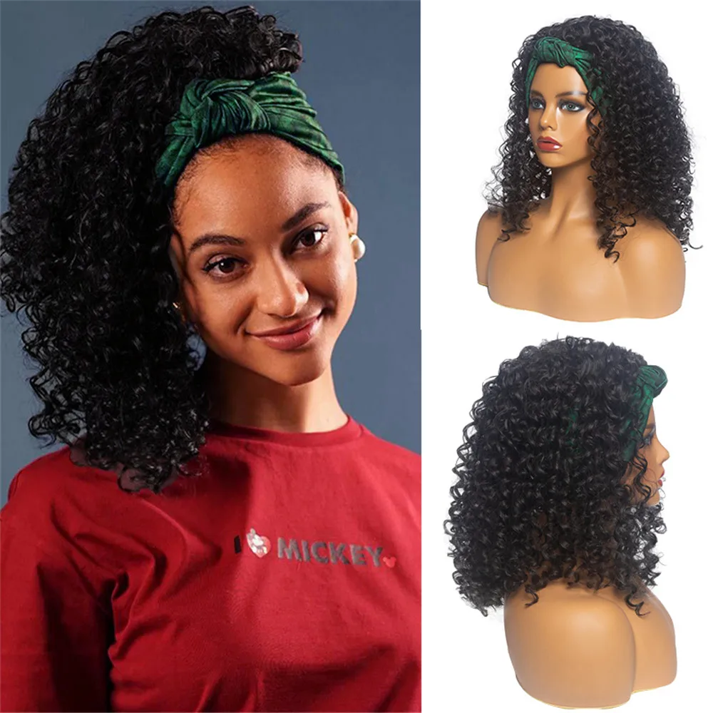 Long Kinky Curly Synthetic Headband Wig Afro Scarf Wrap Wigs for Afro Women Fake Hair Natural Looking Hig Temperature Fiber
Long Kinky Curly Synthetic Headband Wig Afro Scarf Wrap Wigs for Afro Women Fake Hair Natural Looking Hig Temperature Fiber