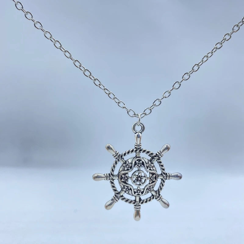 Steering wheel necklace sailor pendant necklace nautical safety necklace steering wheel jewelry personalized pendant jewelry
Steering wheel necklace sailor pendant necklace nautical safety necklace steering wheel jewelry personalized pendant jewelry