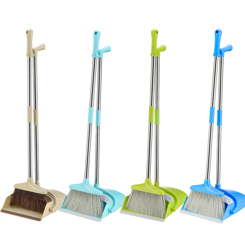 2 pcs Magic Broom Plastic Windproof Dustpan Suit Soft Bristle Broom Thicken Non-Slip Handle Cleaning Tools Household Sweep Floor
2 pcs Magic Broom Plastic Windproof Dustpan Suit Soft Bristle Broom Thicken Non-Slip Handle Cleaning Tools Household Sweep Floor