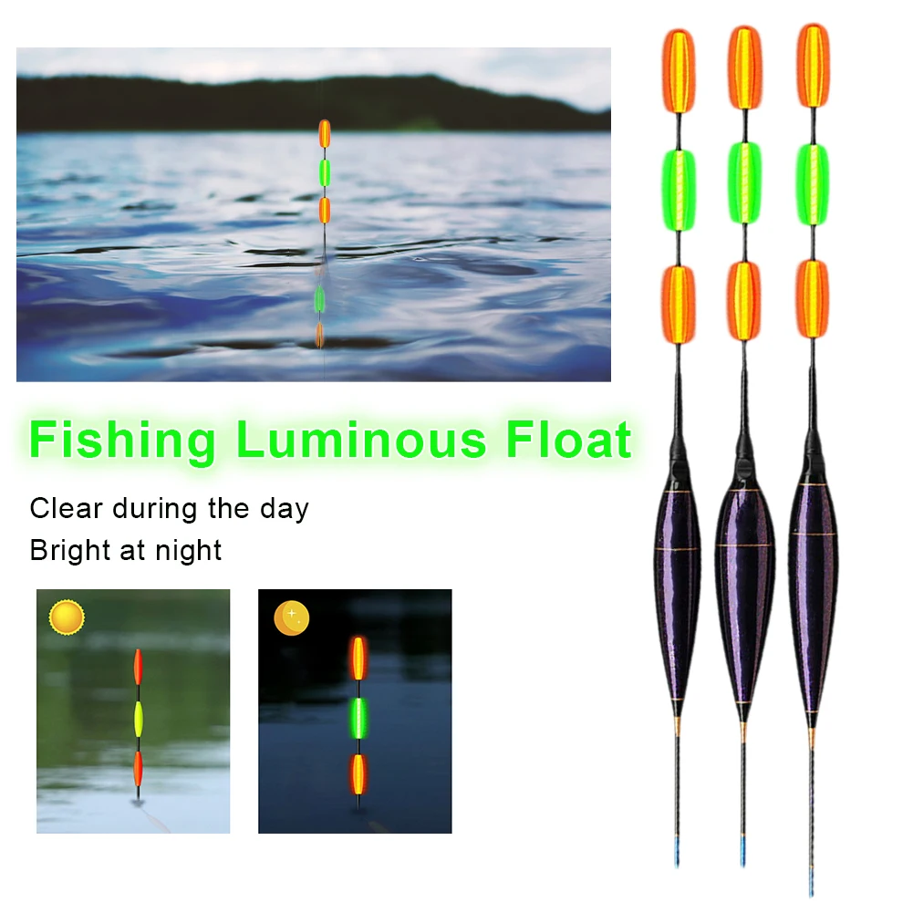 New Fishing Bobber Night Lighted Fishing Float with Luminuous Glowing Stick High Sensitivity Striped-Bass Fishing Accessories
New Fishing Bobber Night Lighted Fishing Float with Luminuous Glowing Stick High Sensitivity Striped-Bass Fishing Accessories