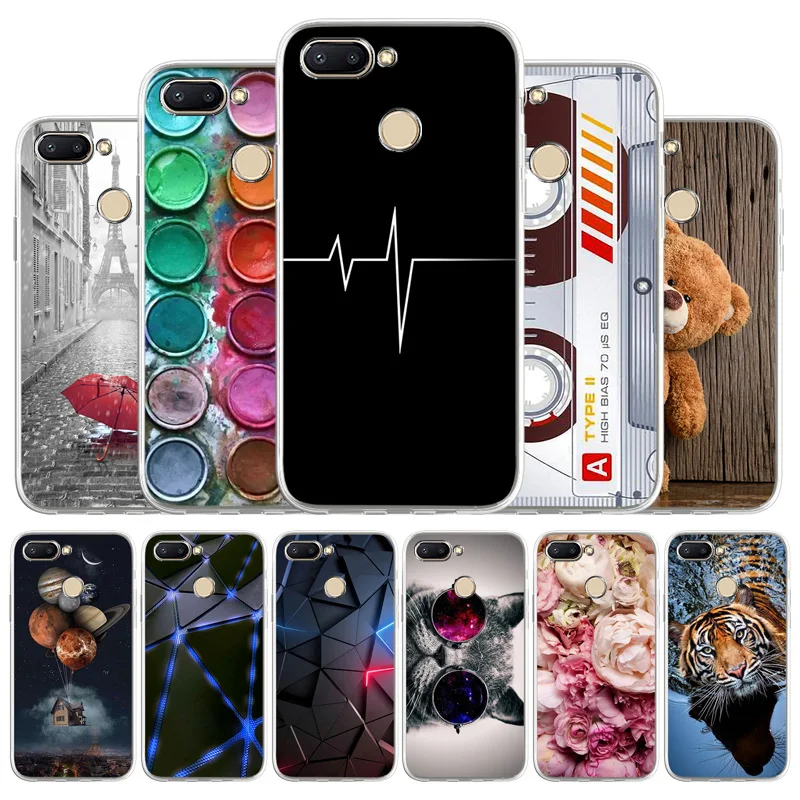 

Case For Xiaomi Redmi 6 Cases Silicon Soft Back Cover On Xiaomi Redmi 6 M1804C3DG M1804C3DH M1804C3DI TPU Cool Painted Coque