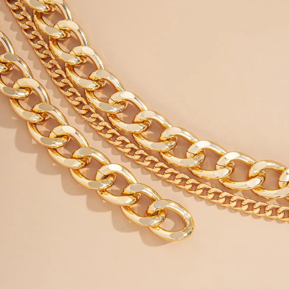 Retro Double Layered Chunky Thick Curb Cuban Harness Waist Belly Chain Body Chain Sexy Adjustable Belt for Women Body Jewelry
Retro Double Layered Chunky Thick Curb Cuban Harness Waist Belly Chain Body Chain Sexy Adjustable Belt for Women Body Jewelry