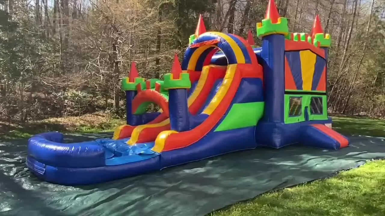 Hot selling party bouncing jumpers inflatable bounce house and waterslide big kahuna combo wet slide
Hot selling party bouncing jumpers inflatable bounce house and waterslide big kahuna combo wet slide