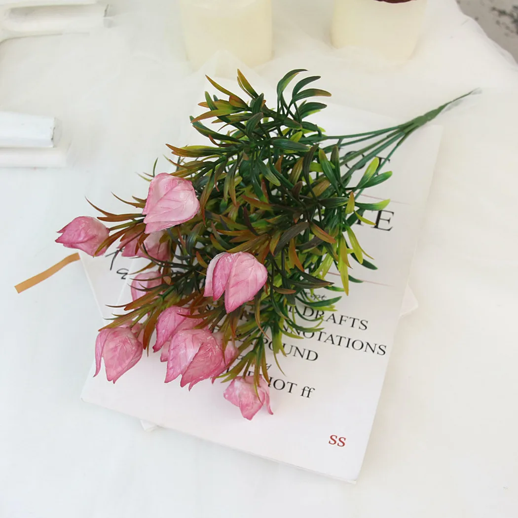 A Bunch Of Artificial Flowers Silk Artificial Fake Flowers Bunch Bouquet Home Wedding Party Garden-Decor
A Bunch Of Artificial Flowers Silk Artificial Fake Flowers Bunch Bouquet Home Wedding Party Garden-Decor