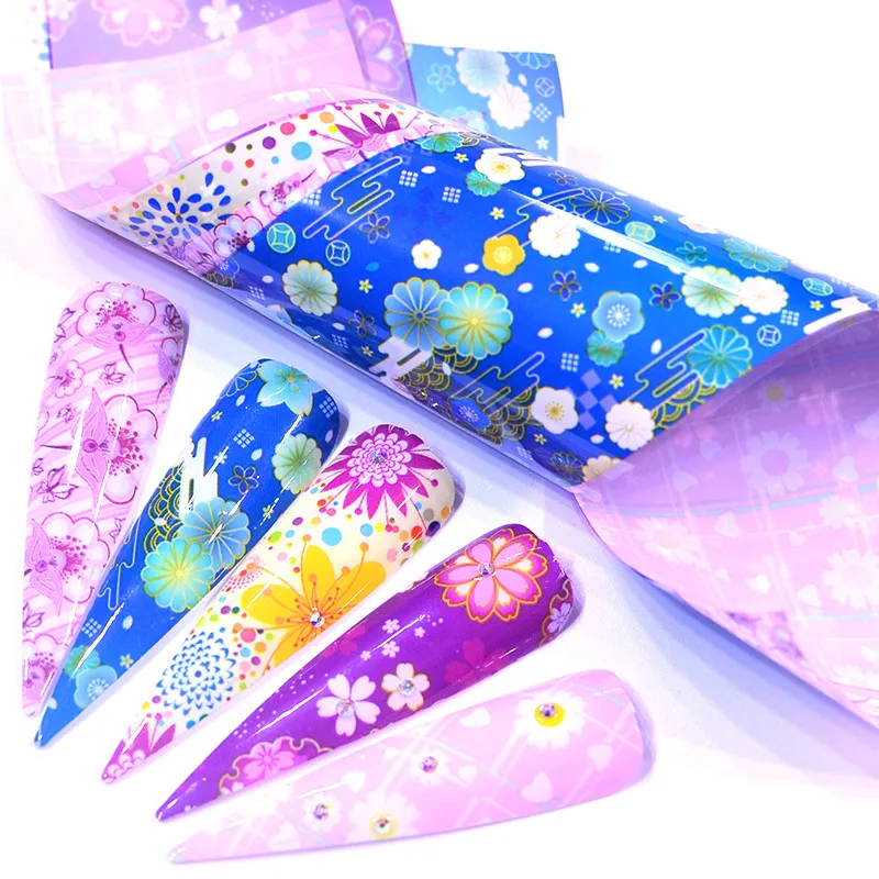 5PCS Holographic Nail Foils Rose Decals Wraps for Nail Art Flower Transfer Sticker Slider Japanese DIY Charms Decor Set
5PCS Holographic Nail Foils Rose Decals Wraps for Nail Art Flower Transfer Sticker Slider Japanese DIY Charms Decor Set