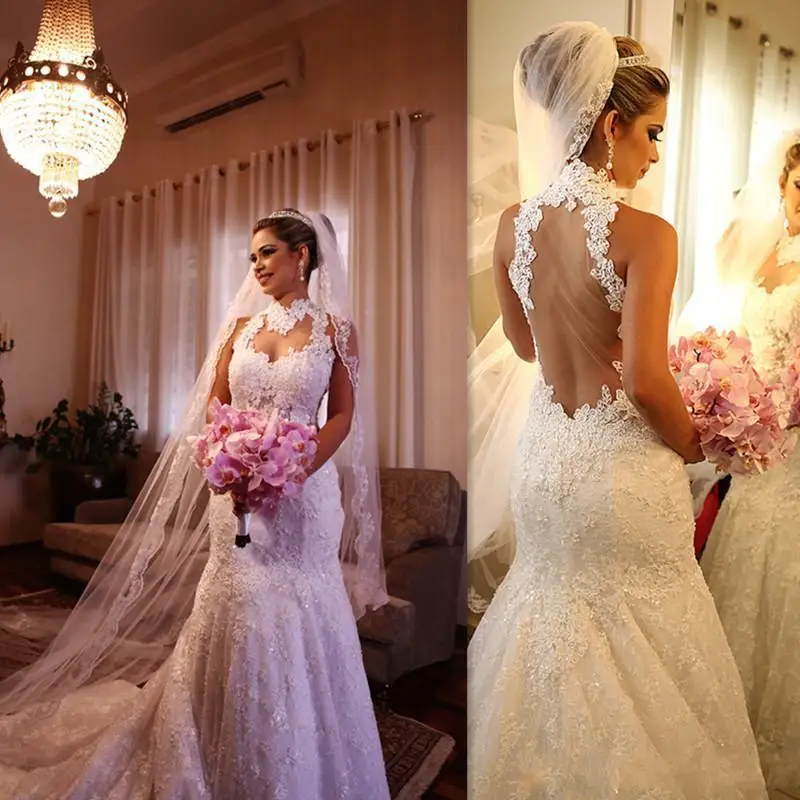 African Wedding Dresses Halter Neck Backless Wedding Gown Mermaid Bridal Gowns Sequined Bridal Dresses Strapless
African Wedding Dresses Halter Neck Backless Wedding Gown Mermaid Bridal Gowns Sequined Bridal Dresses Strapless