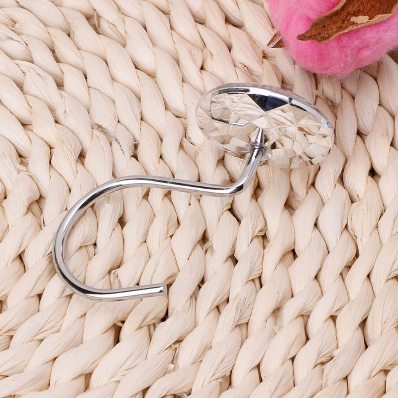 C5AD 12Pcs Bathroom Shower Crystal Curtain Hooks Decorative Rhinestone Rolling Holder
C5AD 12Pcs Bathroom Shower Crystal Curtain Hooks Decorative Rhinestone Rolling Holder