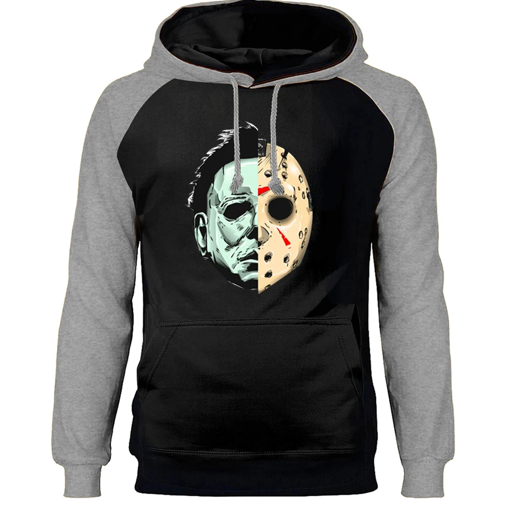 Friday The 13th Mask Raglan Hoodies Pullover Man's Sweatshirts Autumn Winter Warm Tops Men's Crewneck 2020 Harajuku Streetwear
Friday The 13th Mask Raglan Hoodies Pullover Man's Sweatshirts Autumn Winter Warm Tops Men's Crewneck 2020 Harajuku Streetwear