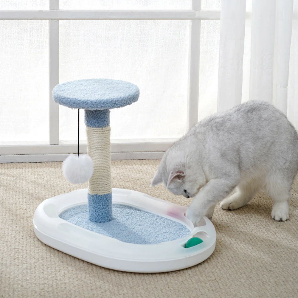 Cat Tree Platform Sisal Cat Scratching Board Plush Ball Funny Kitten Toy Game Turntable Cat Climbing Frame Furniture Protector
Cat Tree Platform Sisal Cat Scratching Board Plush Ball Funny Kitten Toy Game Turntable Cat Climbing Frame Furniture Protector