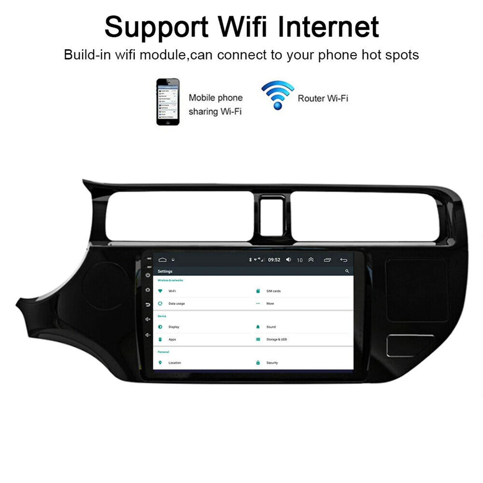 9 Inch Android 10.1 Car Multimedia Player Autoradio for Kia Rio K3 2012-16 Car Stereo Radio GPS Navigation WIFI Head Unit 2 Din
9 Inch Android 10.1 Car Multimedia Player Autoradio for Kia Rio K3 2012-16 Car Stereo Radio GPS Navigation WIFI Head Unit 2 Din