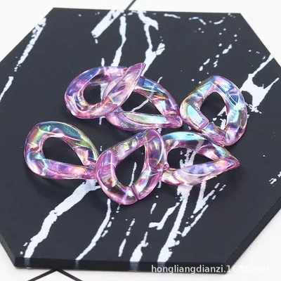 500g 23*17mm color transparent acrylic chain buckle chain insert buckle bulk can be assembled chain DIY jewelry accessories
500g 23*17mm color transparent acrylic chain buckle chain insert buckle bulk can be assembled chain DIY jewelry accessories