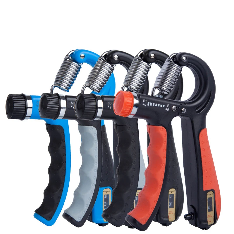 Adjustable Hand Grip Strengthener Counter Gym Therapy Muscle Fitness Arm Rehabilitation Finger Exercise Training Accessories
Adjustable Hand Grip Strengthener Counter Gym Therapy Muscle Fitness Arm Rehabilitation Finger Exercise Training Accessories