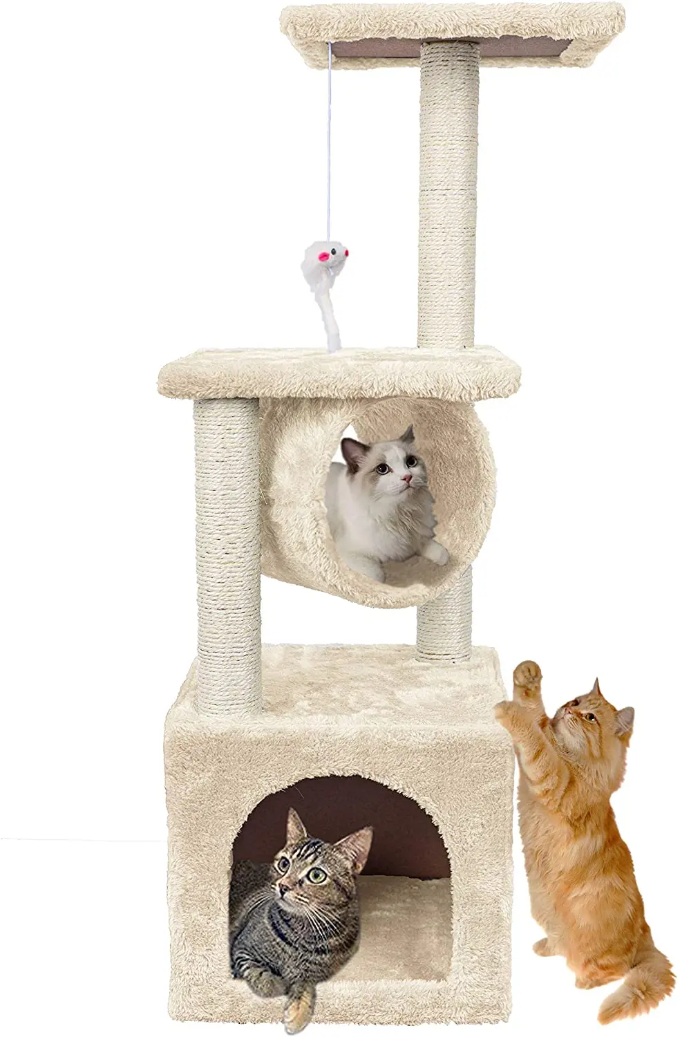 Кошачье дерево, стойки для кошек 90 см, 3-уровневая устойчивая башня для скалолазания, деревья для кошек с 1 комнатой, мебель для домашних живо...
Кошачье дерево, стойки для кошек 90 см, 3-уровневая устойчивая башня для скалолазания, деревья для кошек с 1 комнатой, мебель для домашних живо...