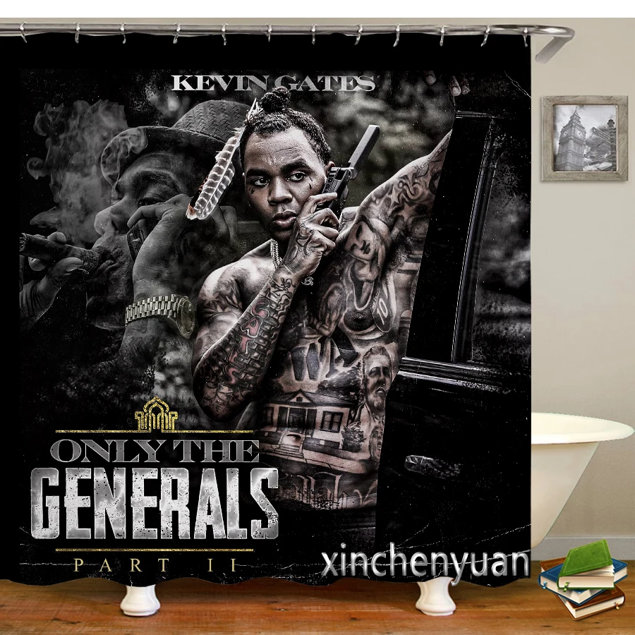 New Creative Kevin Gates Waterproof Bathroom Curtain 3d Printed Fabric with Hooks Decoration Shower Curtain M38
New Creative Kevin Gates Waterproof Bathroom Curtain 3d Printed Fabric with Hooks Decoration Shower Curtain M38