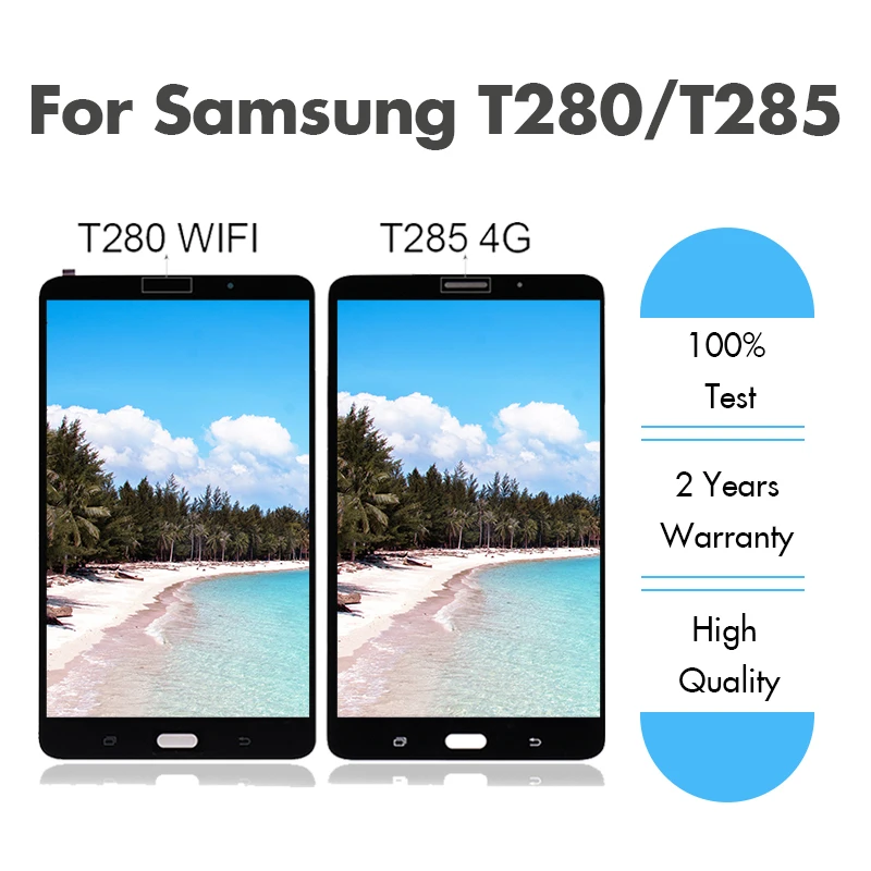 Для Samsung Galaxy Tab A 7 0 ЖК дисплей сенсорный экран дигитайзер полный T280 WIFI/T285 4G версия