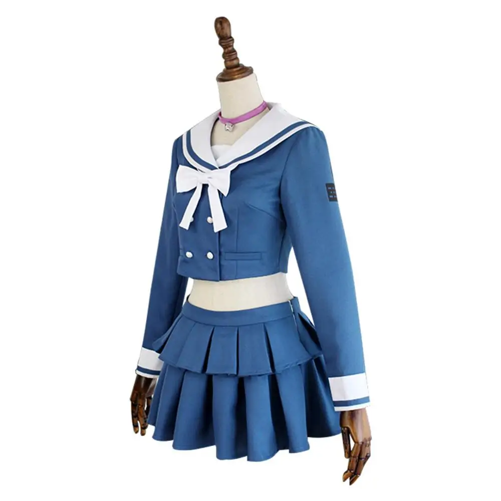 НОВЫЙ Danganronpa V3: Killing Harmony Tenko Chabashira платье Косплей Костюм Школьная форма комплект