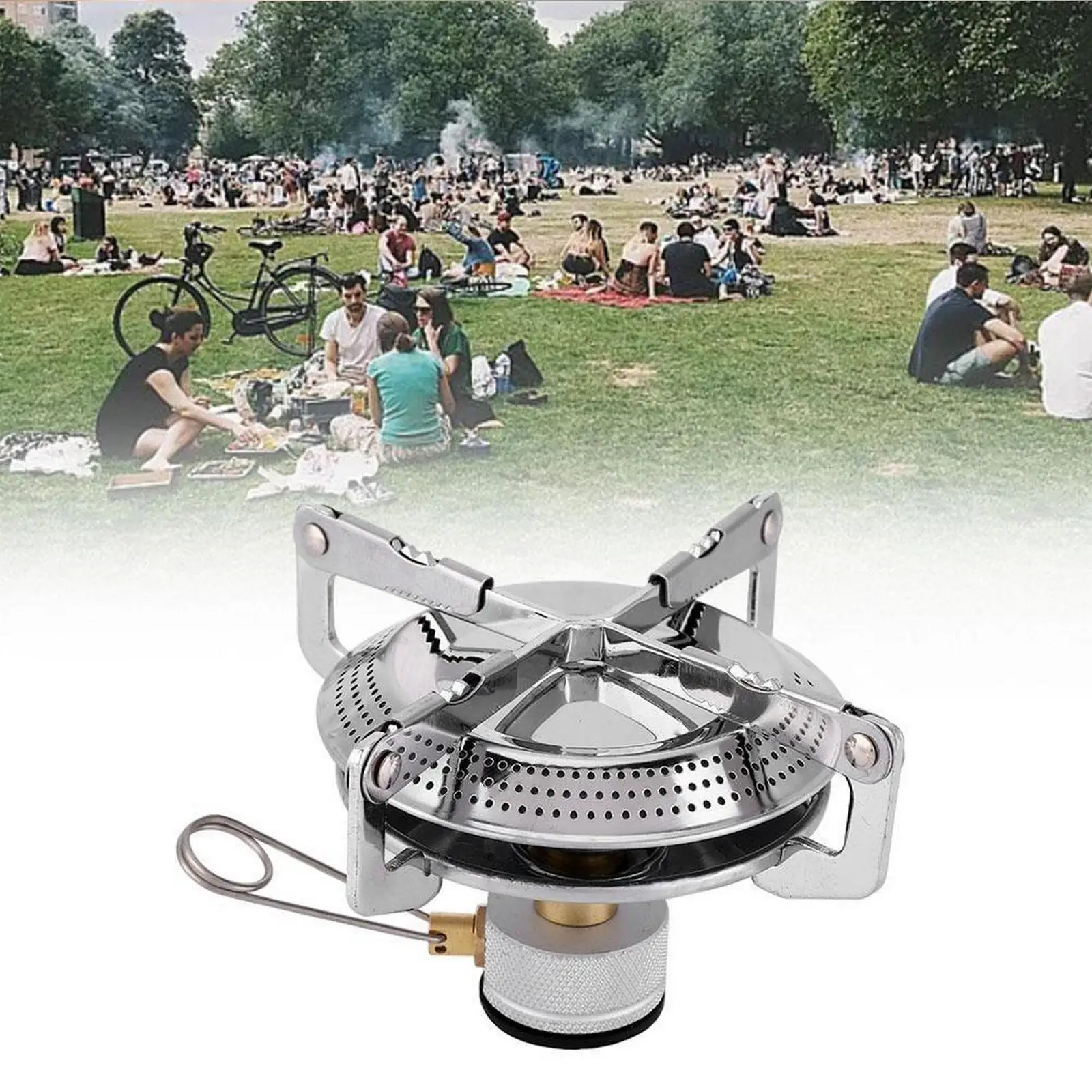 Ultra-light Portable Gas Stove Hiking Picnic Folding Windproof Cooking Stove Burner Cooker Burners Outdoor Camping Cookware
Ultra-light Portable Gas Stove Hiking Picnic Folding Windproof Cooking Stove Burner Cooker Burners Outdoor Camping Cookware