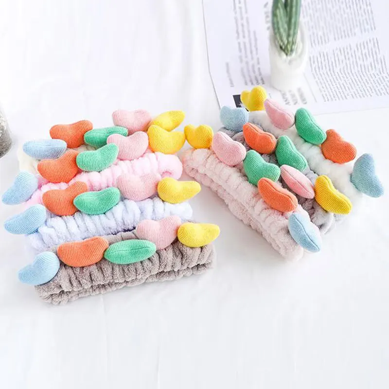 Winter Soft Plush Hairband Colorful Heart Shaped Coral Fleece Headband For Women Stretch Headwrap Washing Face Hair Accessories
Winter Soft Plush Hairband Colorful Heart Shaped Coral Fleece Headband For Women Stretch Headwrap Washing Face Hair Accessories
