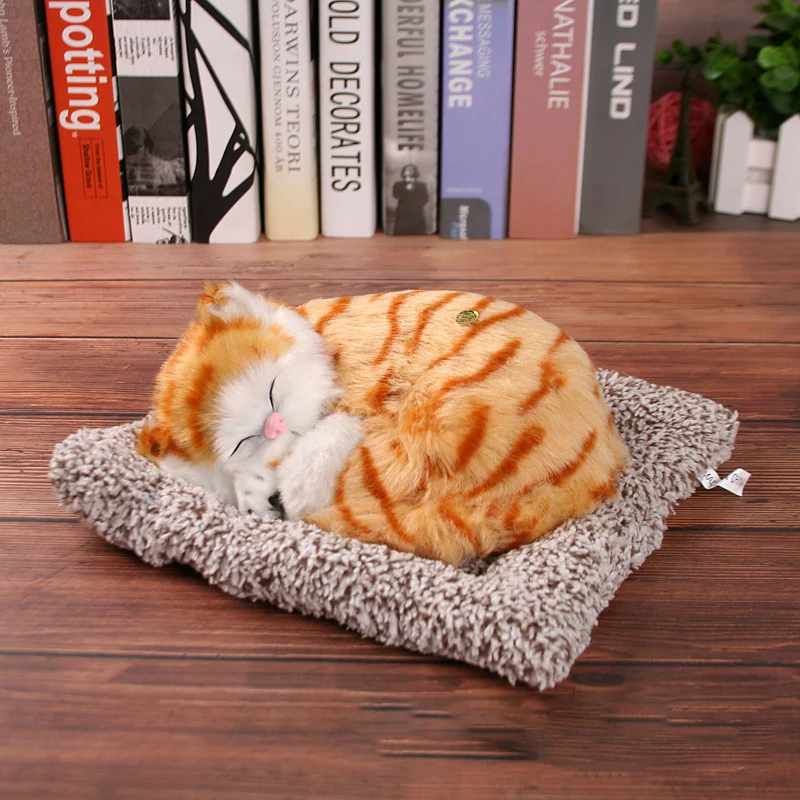 Sleeping Animals Bamboo Charcoal Lifelike Cat Dolls Plush Toys Simulation Creative Home Office Car Decoration Kitten Ornaments
Sleeping Animals Bamboo Charcoal Lifelike Cat Dolls Plush Toys Simulation Creative Home Office Car Decoration Kitten Ornaments