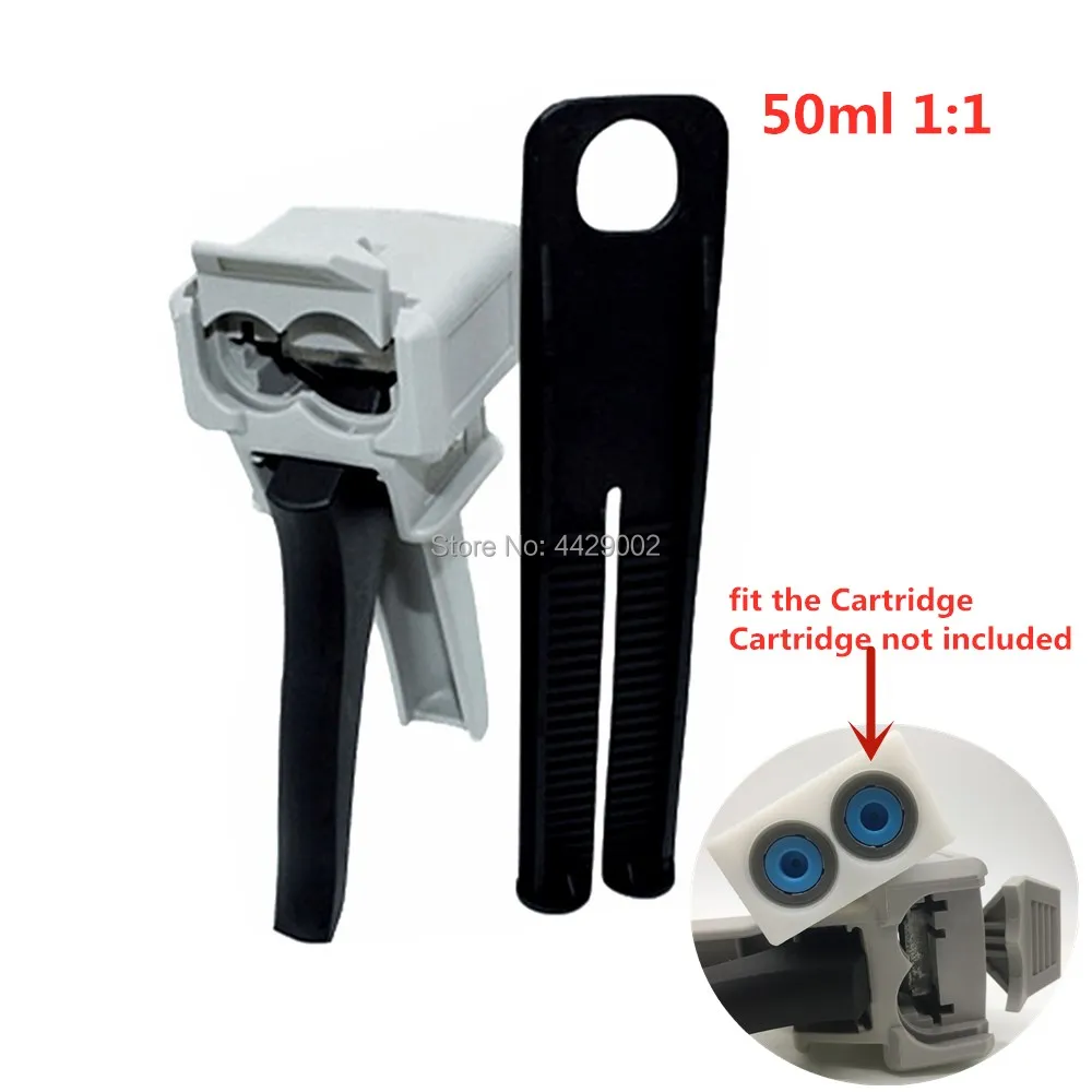 Capacity 50ml Epoxy 1:1 1:2 Mix Cartridges Manual Dual Component Adhesive Applicator Gun Acrylic Adhesive AB Glue Dispensing Gun
Capacity 50ml Epoxy 1:1 1:2 Mix Cartridges Manual Dual Component Adhesive Applicator Gun Acrylic Adhesive AB Glue Dispensing Gun