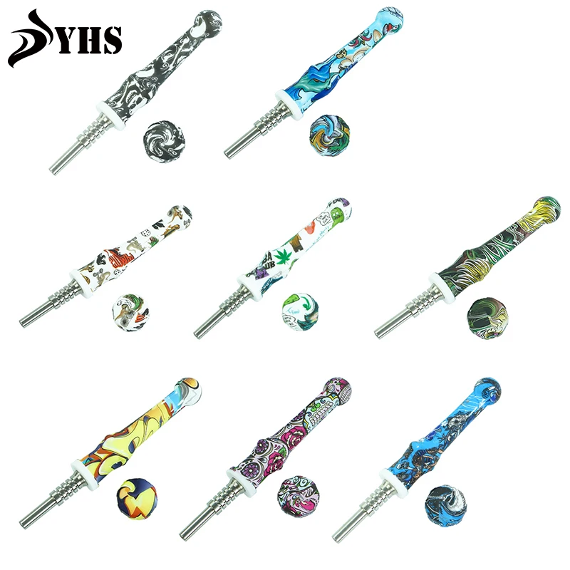 Portable Smoking Tobacco Pipe for Smoking Cigarette Accessories with 14mm Titanium Nail
Portable Smoking Tobacco Pipe for Smoking Cigarette Accessories with 14mm Titanium Nail